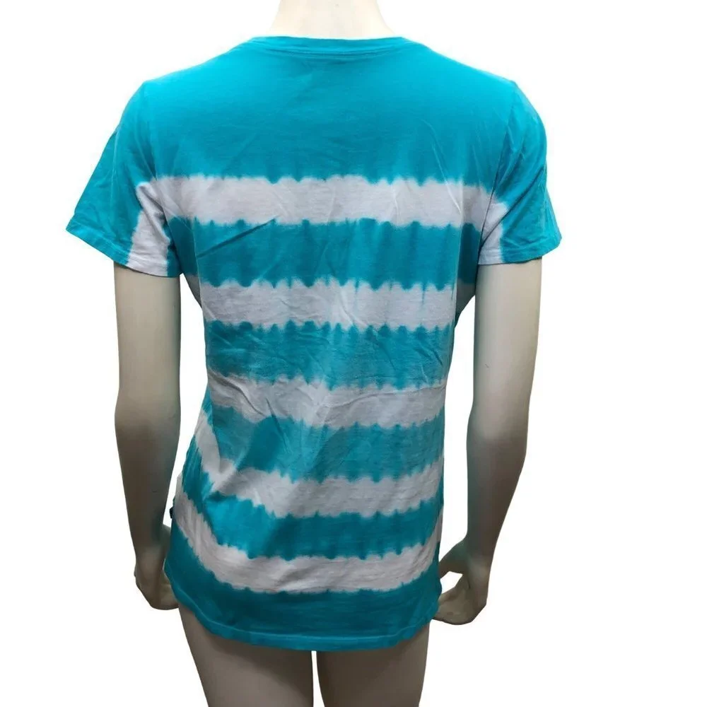 THE‎ NORTH FACE V NECK  TYE DYE SHORT SLEEVE TEE MD - Picture 3 of 4